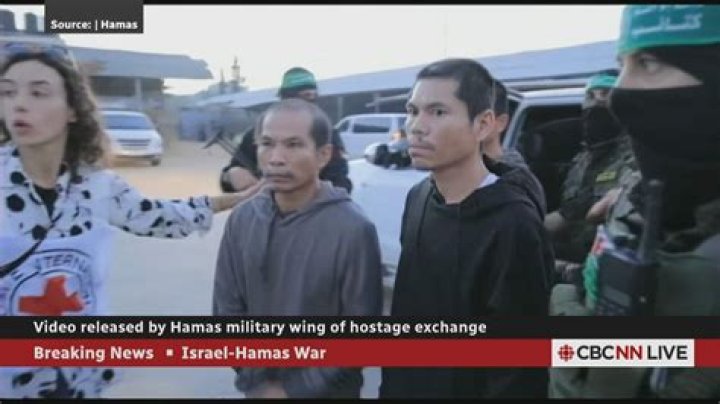 Hamas video purports to show bodies of two Israeli hostages and third