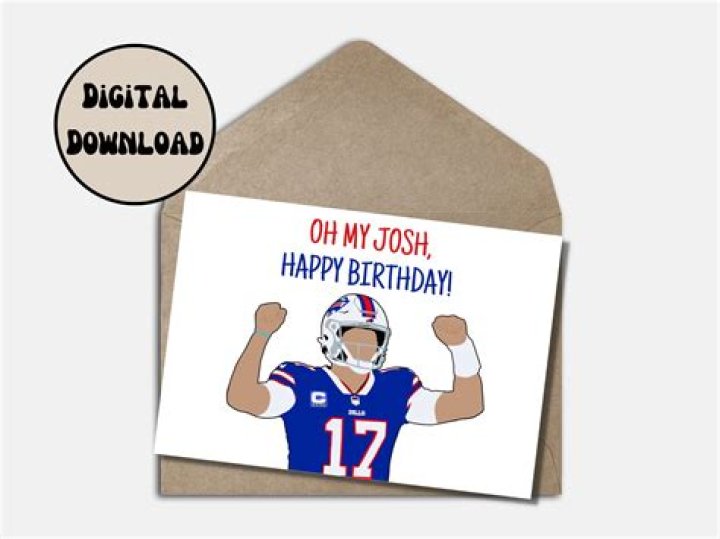 Happy birthday, mom Josh Allen signs his new deal on a special day for