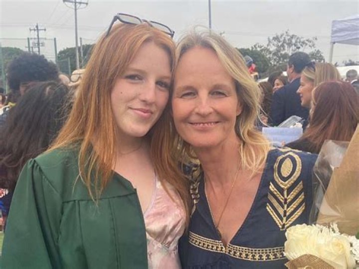Helen Hunt with daughter Makena'lei Helen hunt, Celebrity kids