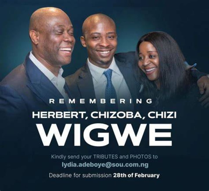 Herbert Wigwe and Chizoba Wigwe's surviving children put on a brave