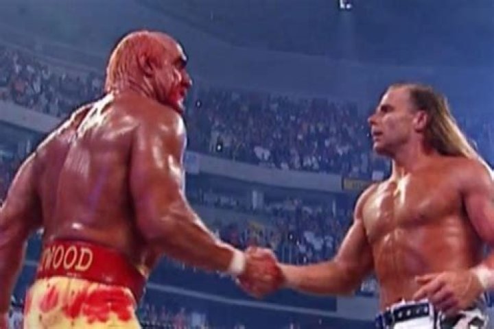 Hulk Hogan v Shawn Michaels SummerSlam 2005 Cropped