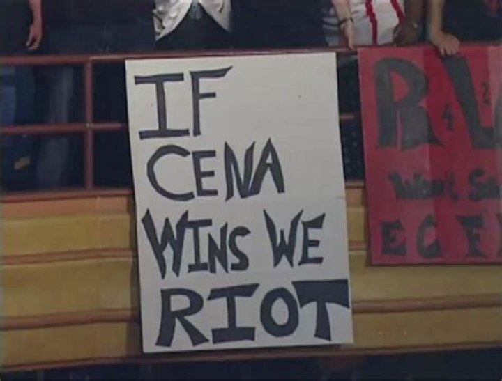If Cena Wins We Riot 