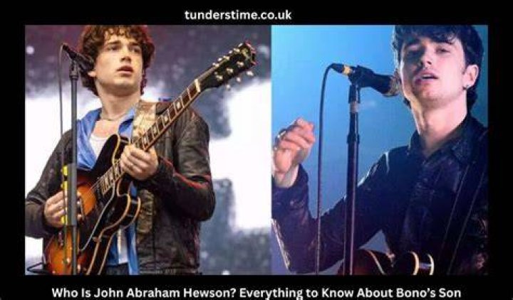 John Abraham Hewson Everything To Know About Bono And Ali Hewson's Son