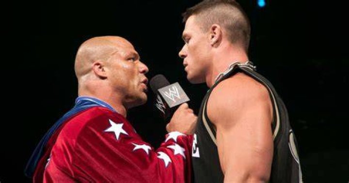John Cena and Kurt Angle clashed in 2005