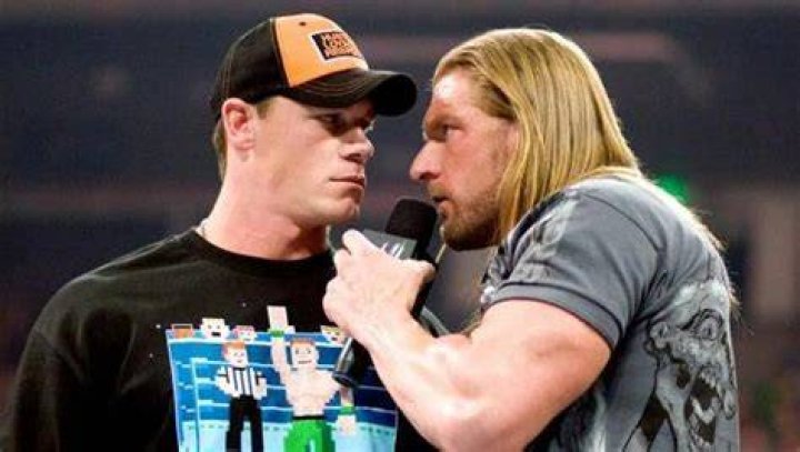 John Cena and Triple H battled for the WWE Championship at WrestleMania 22