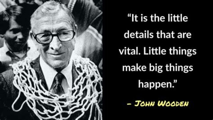 John Wooden Quote &ldquo;All change may not be progress, but all progress is