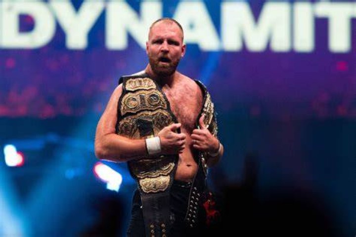 Jon Moxley as the AEW World Champion & IWGP US Champion