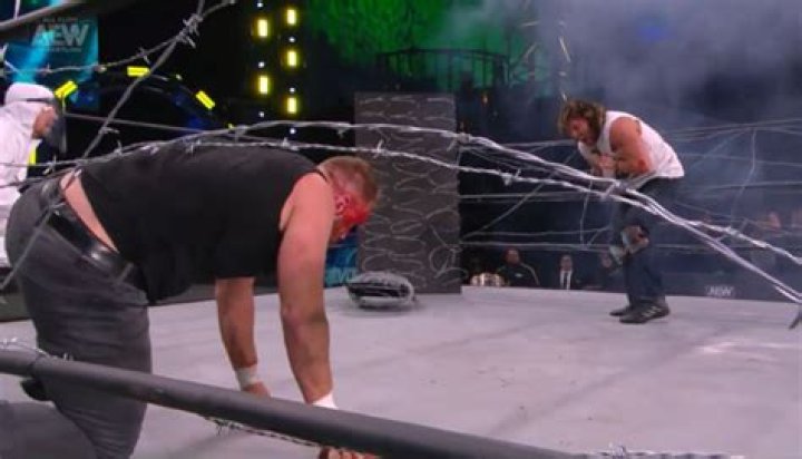 Jon Moxley Kenny Omega Barbed Wire