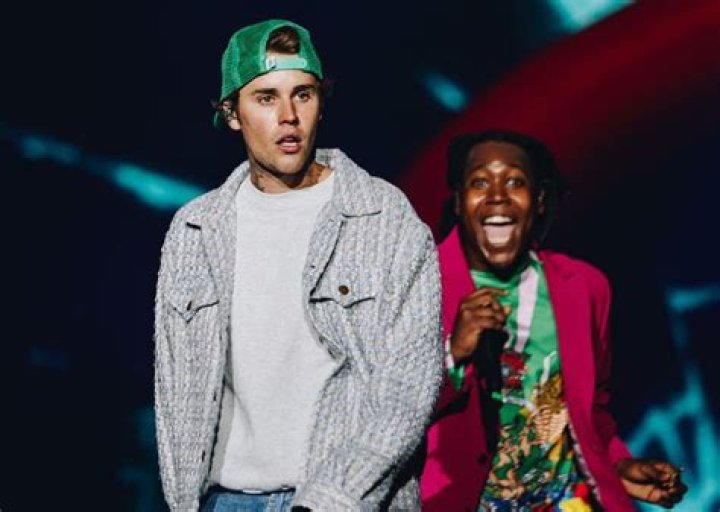 Justin Bieber performs with Don Toliver at Rolling Loud following