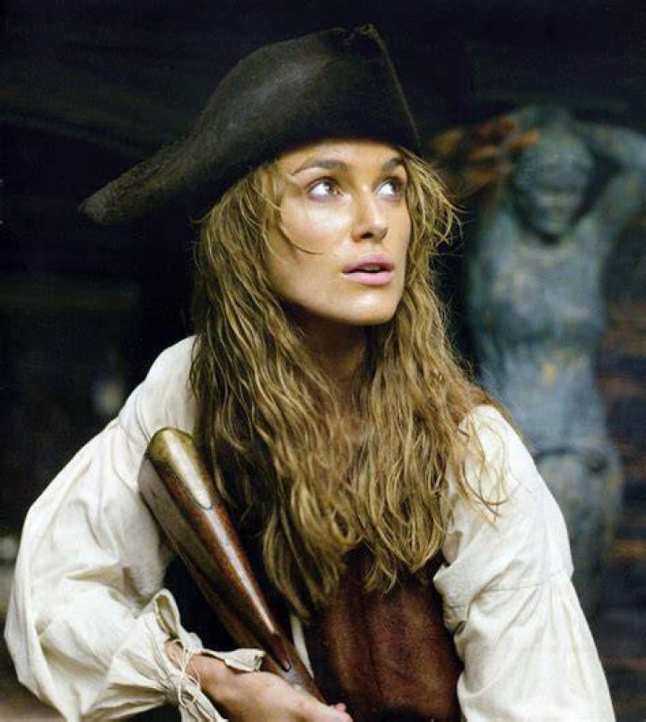 Keira Knightley as Elizabeth Swann in Pirates of the Caribbean 6