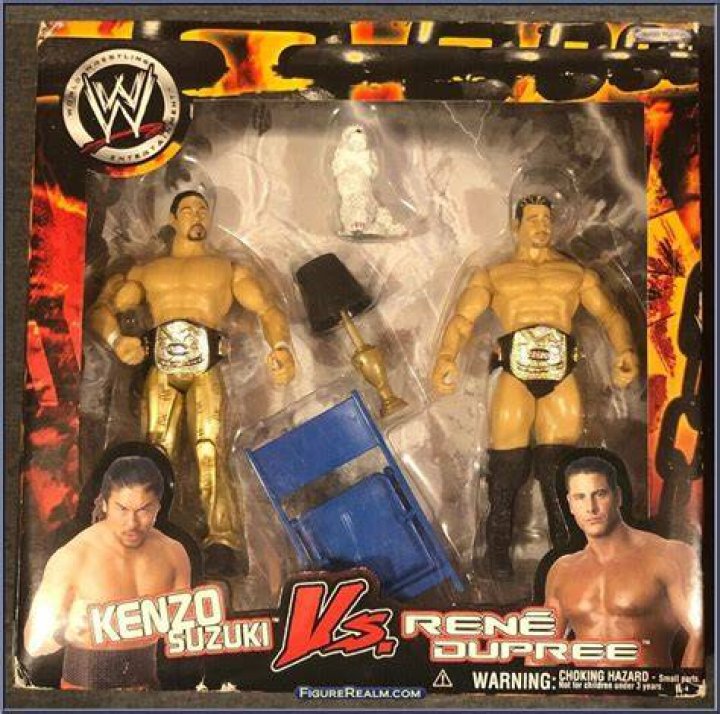 Kenzo Suzuki & Rene Dupree v Rey Mysterio & Rob Van Dam No Mercy 2004 Cropped