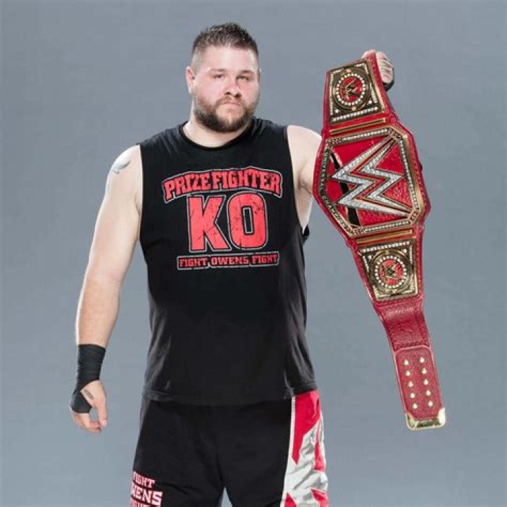 Kevin Owens as the Universal Champion, waiting in the ring