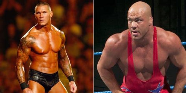 Kurt Angle v Randy Orton Vengeance 2006 Cropped
