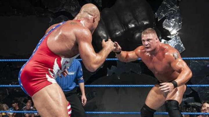 Kurt Angle Vs Brock Lesnar
