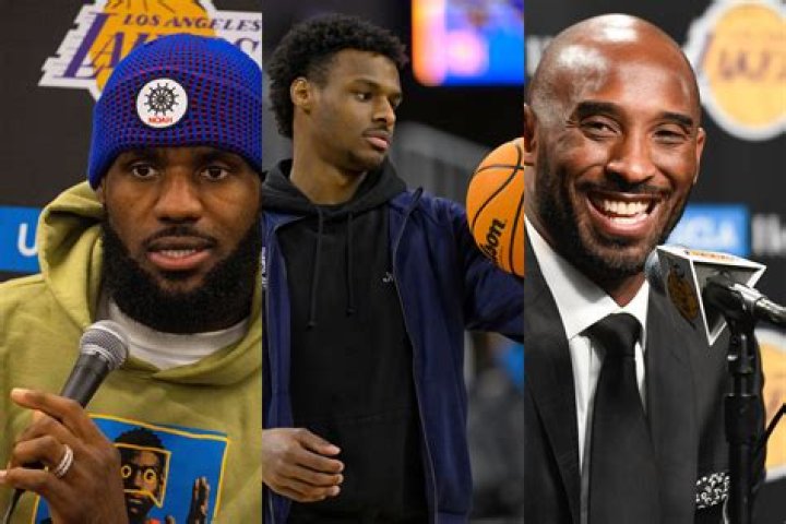 LeBron James Celebrates Special Kobe Bryant Tribute by Son Bronny and Team