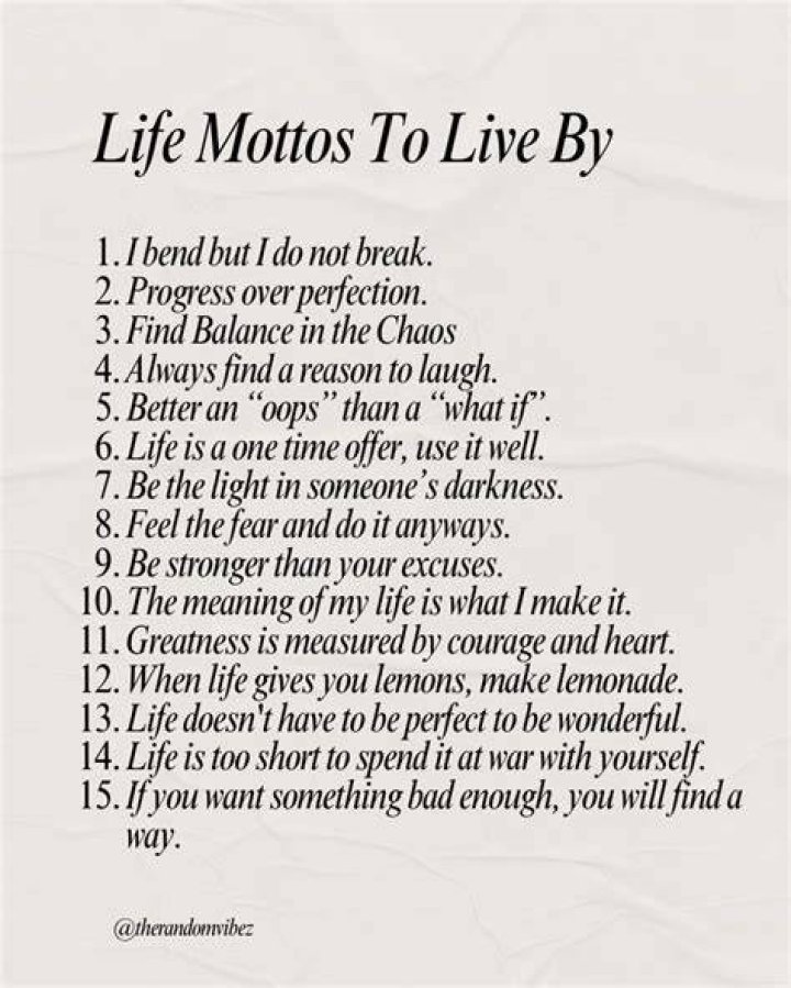 Life Motto Quotes. QuotesGram