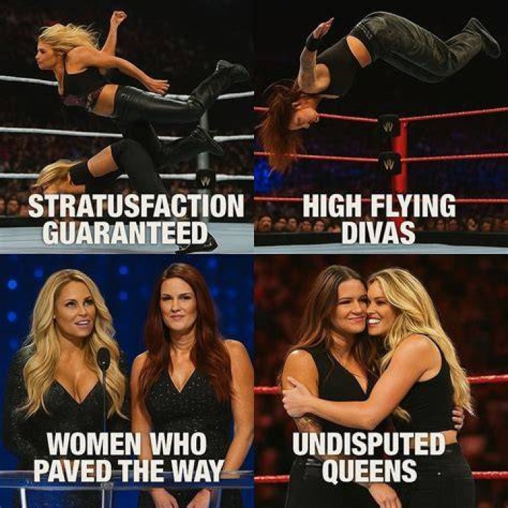 Lita Moonsaults Trish Stratus