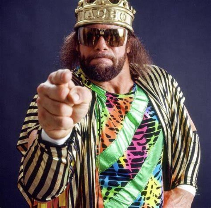 Macho Man Randy Savage selling Slim Jims