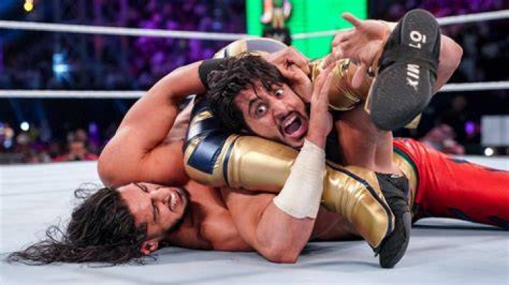 Mansoor wrestling Mustafa Ali Cropped