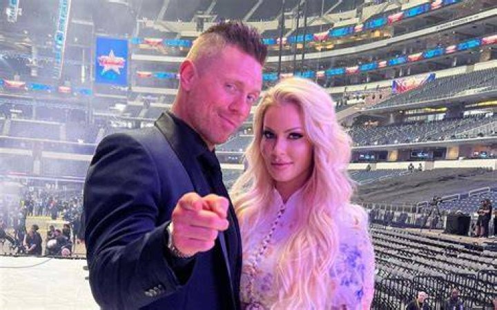 Maryse, The Miz and and the Bellas converse backstage
