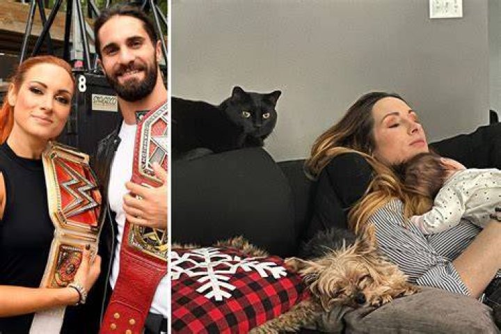 Meet Seth Rollins and Becky Lynch’s Baby That Often Hangs Around at RAW
Backstage