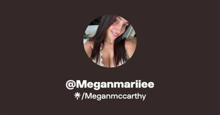 Megan McCarthy / Meganmariemccarthy / meghanwmccarthy Nude Leaks