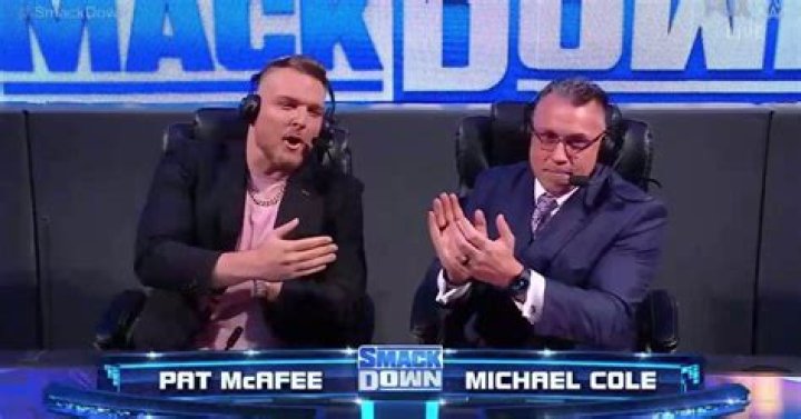 Michael Cole and Pat McAfee together Cropped