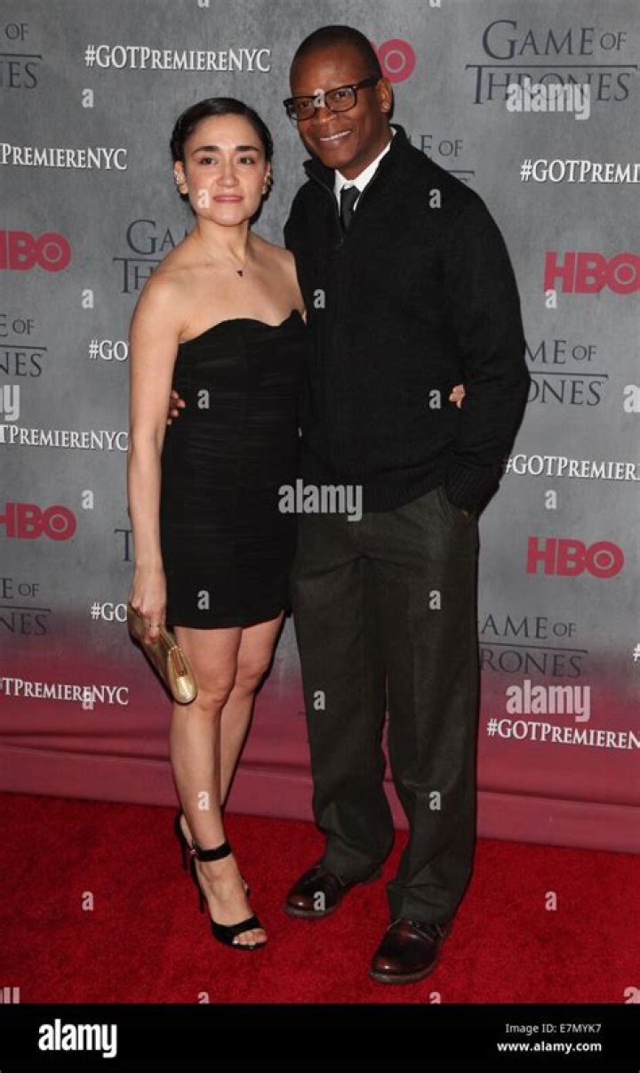 Michelle Paress and Lawrence Gilliard Jr. attend "The Leftovers