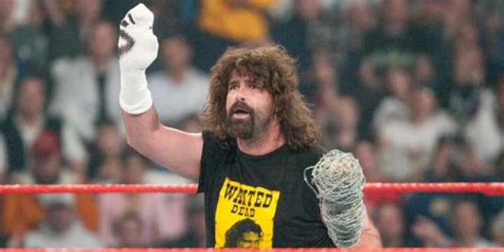Mick Foley with The Bar Cropped