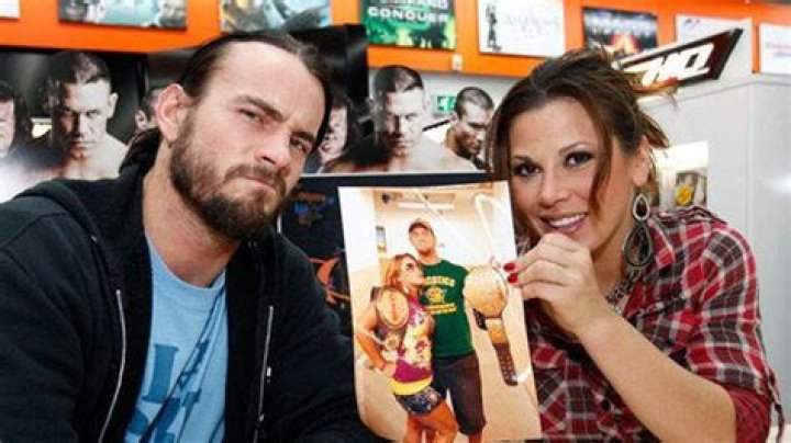 Mickie James and CM Punk's throwback pic