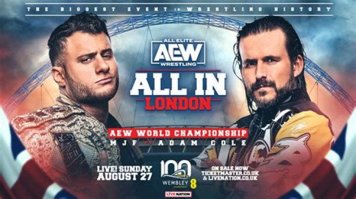 MJF Adam Cole vs Dark Order All Out 2023