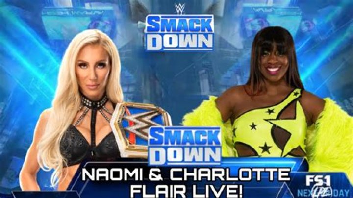 Naomi v Charlotte Flair SmackDown February 11, 2022 Cropped
