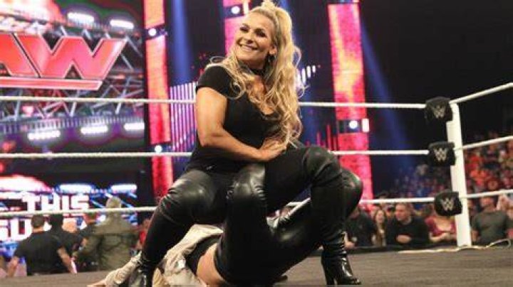 Natalya applying the Sharpshooter