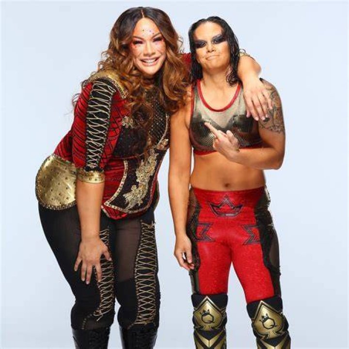Nia Jax & Shayna Baszler WWE Women's Tag Team Champions Cropped