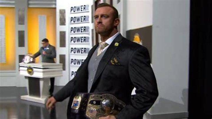 Nick Aldis with the NWA World Championship
