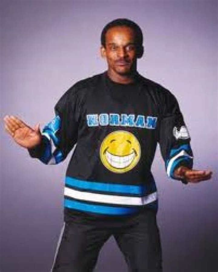 Norman Smiley with the WCW Hardcore Championship