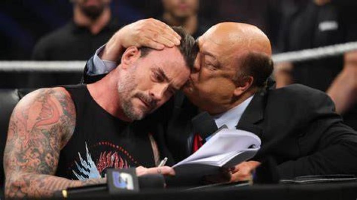 Paul Heyman taking CM Punk's picture