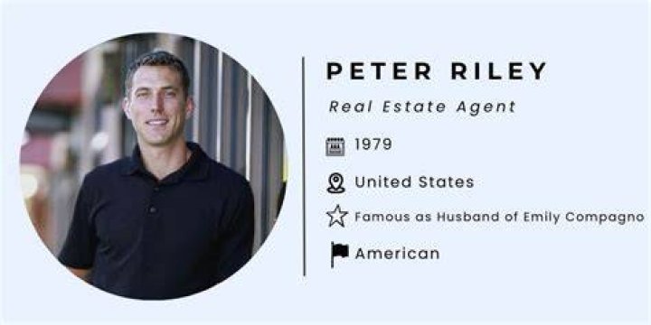 Peter Riley Wiki, Realtor, Everything about Husband of Emily Compagno