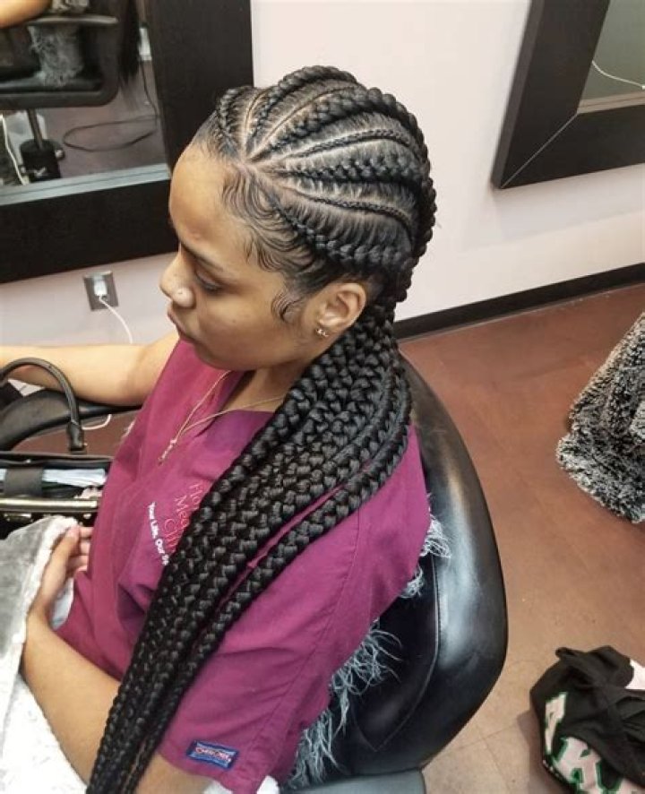 Pin by PrinSenyia on Braids 4 Dayss. Big cornrows hairstyles, Braided