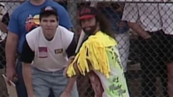 Randy Savage during his baseball days