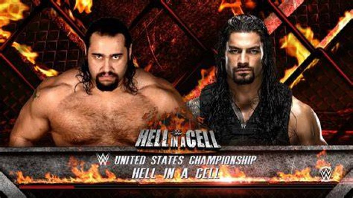 Reigns vs Rusev Hell in a Cell 2016
