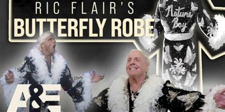 Ric Flair Butterfly Robe Cropped