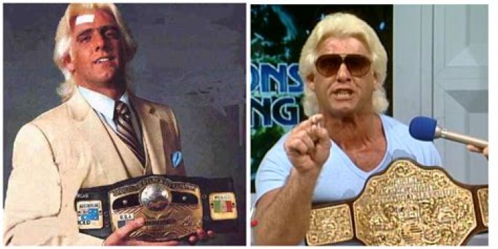 Ric Flair with the NWA United States Championship