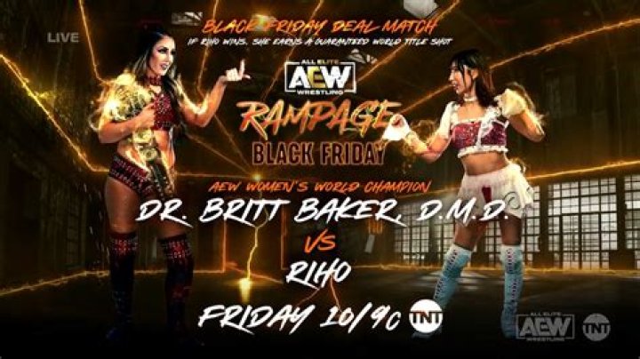 Riho vs Britt Baker AEW Dynamite