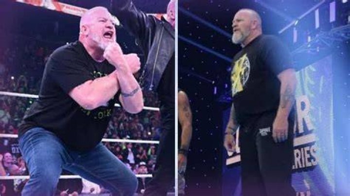 Road Dogg in the ring holding the Hardcore Title