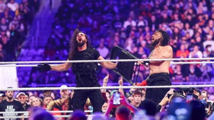 Roman Reigns beats Seth Rollins Cropped
