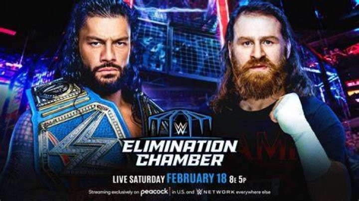 Roman Reigns Vs. Sami Zayn Elimination Chamber