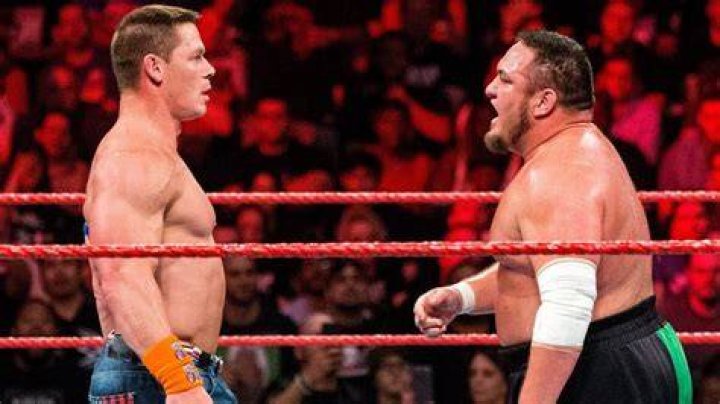 Samoa Joe and John Cena in Ultimate Pro Wrestling