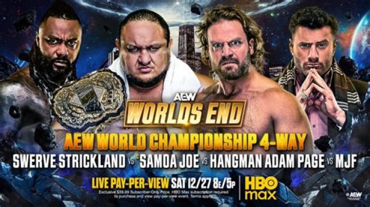 Samoa Joe vs. MJF AEW Worlds End 2023