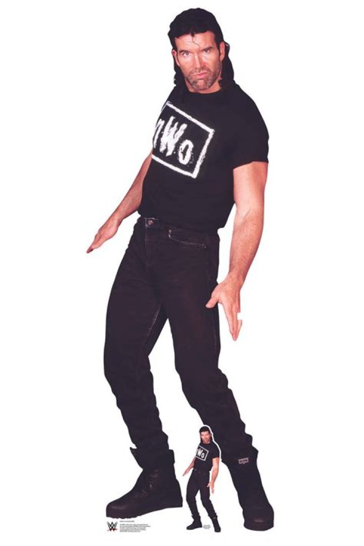 Scott Hall with cutout